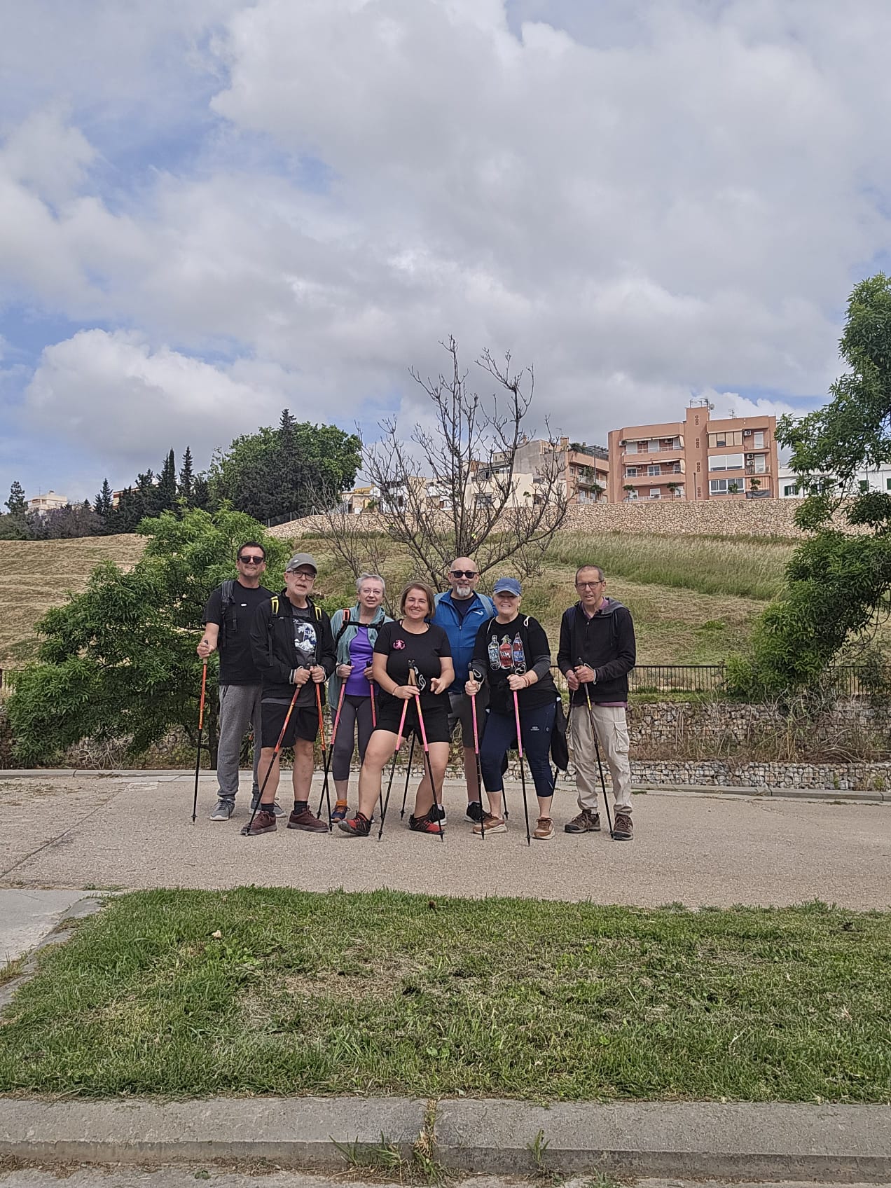 Primera salida del Nordic Walking
