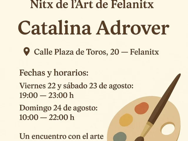 Artista con Parkinson desafía a la enfermedad a través de la pintura en la Nitx de l’Art de Felanitx