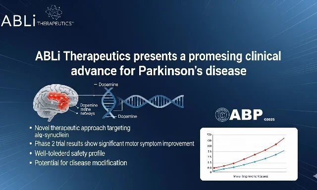 ABLi Therapeutics presenta avance clínico prometedor para la enfermedad de Párkinson