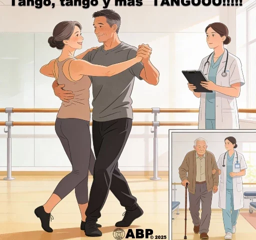 Tango adaptado supera a la caminata en estudio de 16 meses para Párkinson