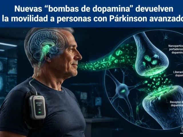 Nuevas “bombas de dopamina” devuelven la movilidad a personas con Párkinson avanzado