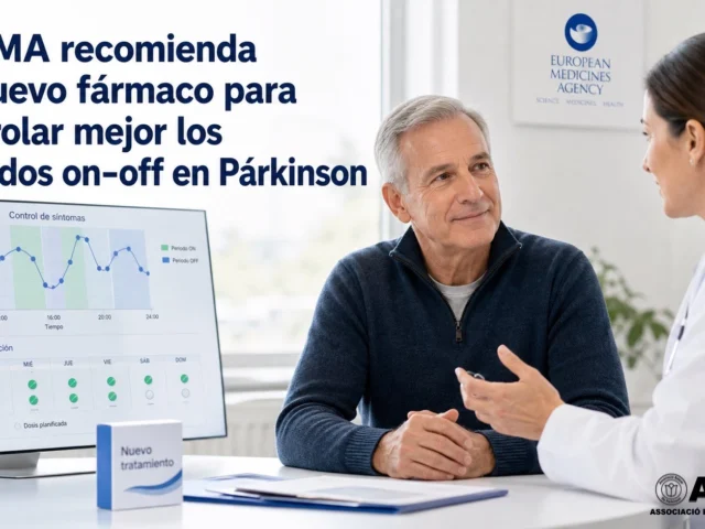 La EMA recomienda un nuevo fármaco para controlar mejor los periodos on-off en Párkinson