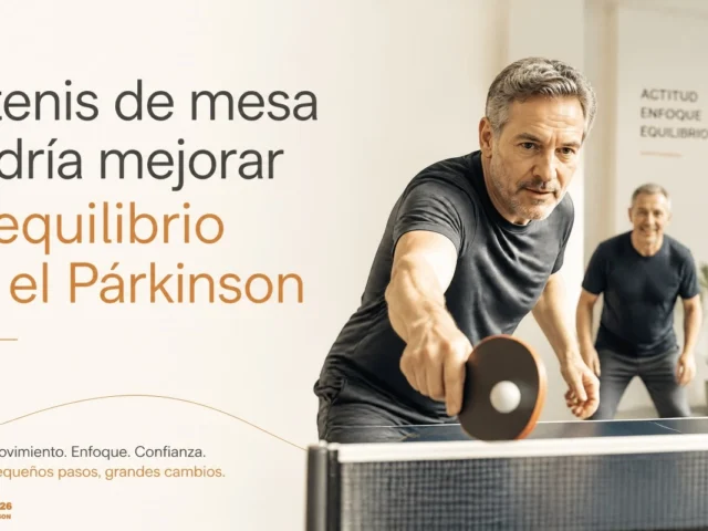 Un estudio sugiere que jugar al tenis de mesa podría mejorar el equilibrio en personas con Parkinson.