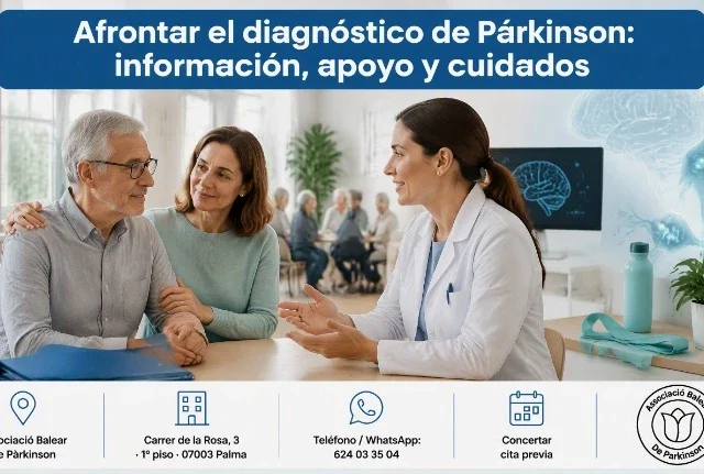 Afrontar el diagnóstico de Párkinson: información, apoyo y cuidados