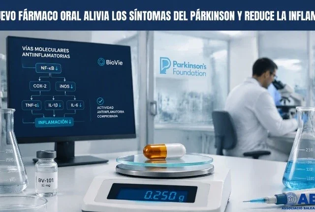 Un nuevo fármaco oral alivia los síntomas del Párkinson y reduce la inflamación cerebral