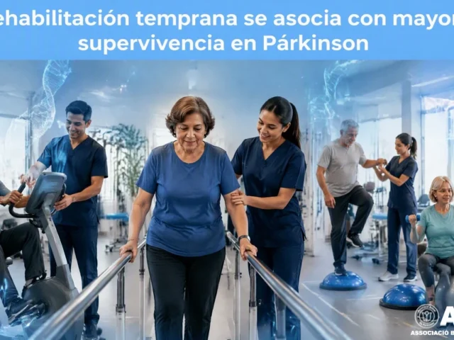 Rehabilitación temprana se asocia con mayor supervivencia en Párkinson