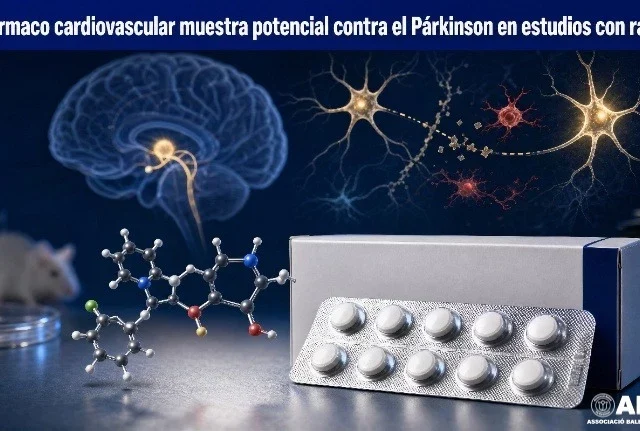 Un fármaco cardiovascular muestra potencial contra el Párkinson en estudios con ratones