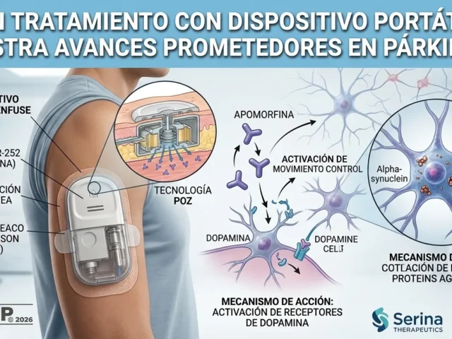Un tratamiento con dispositivo portátil muestra avances prometedores contra los síntomas del Párkinson