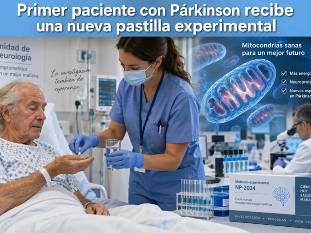 Primer paciente con Párkinson recibe una nueva pastilla experimental para limpiar las células dañadas
