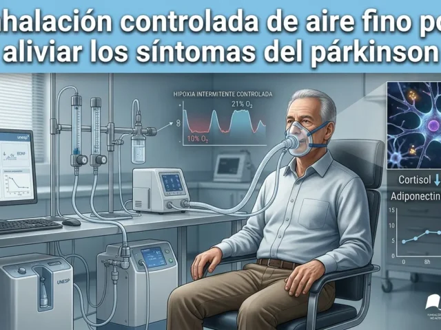 La inhalación controlada de aire fino podría aliviar los síntomas del párkinson