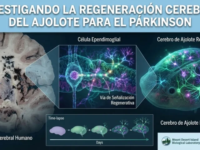 Investigan la regeneración cerebral en el ajolote para buscar nuevos tratamientos contra el Párkinson