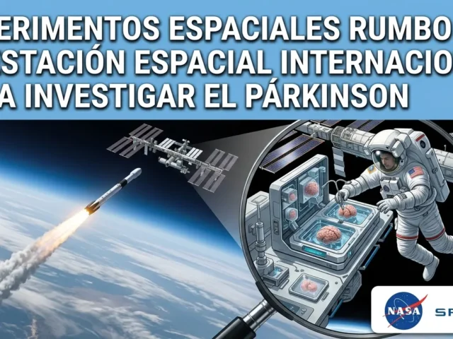 Experimentos espaciales rumbo a la Estación Espacial Internacional para investigar el Párkinson