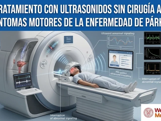 Un tratamiento con ultrasonidos sin cirugía alivia los síntomas motores de la enfermedad de Párkinson